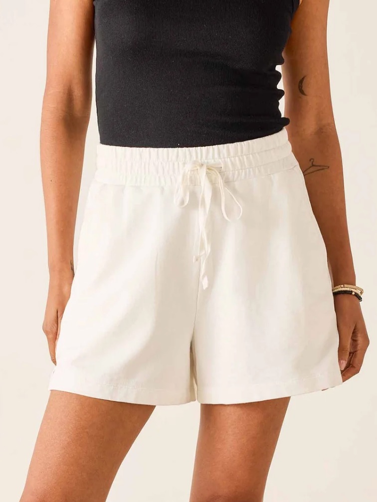 Mersea Frenchie Shorts In White Nwt Xl